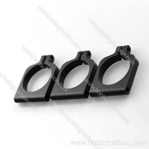 Aluminum clip clamp for landing gear